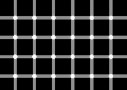 Sicher sieht jeder hier weiße und graue Punkte. Doch will man sich einen grauen Punkt genauer ansehen, wird er weiß :)